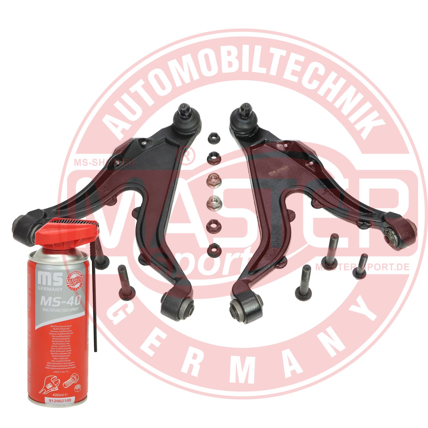 Control/Trailing Arm Kit, wheel suspension (37105-KIT-MSP)