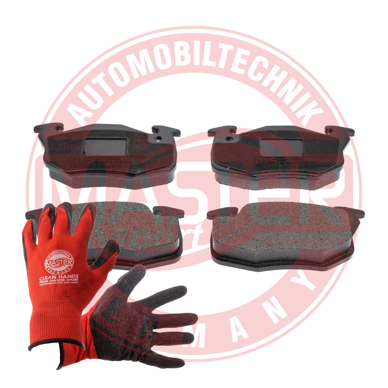 Brake Pad Set, disc brake (13046039622N-SET-MSP)