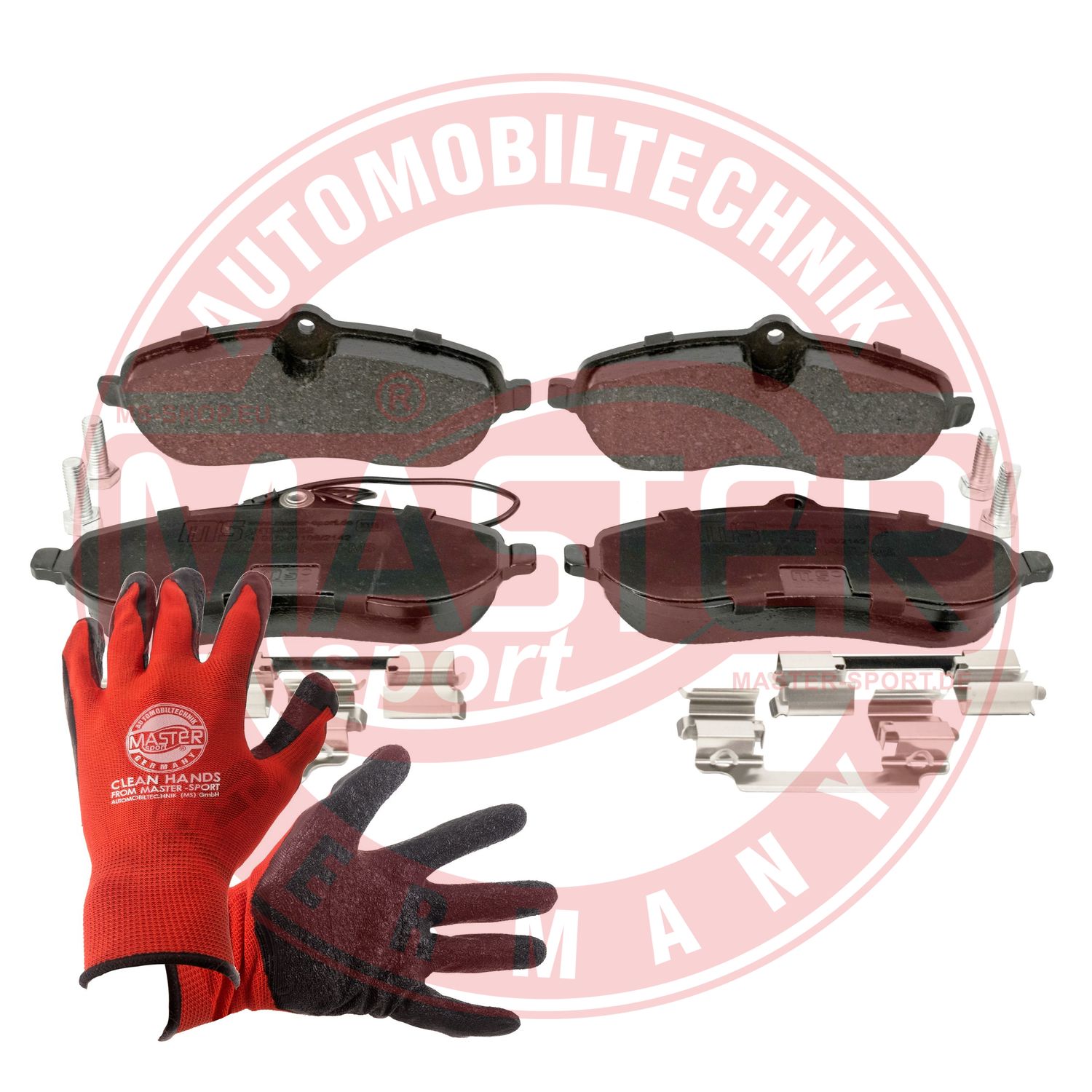 Brake Pad Set, disc brake (13046027382N-SET-MSP)