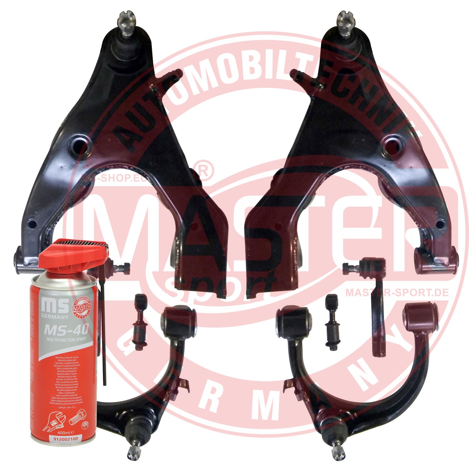 Control/Trailing Arm Kit, wheel suspension (36899-KIT-MSP)