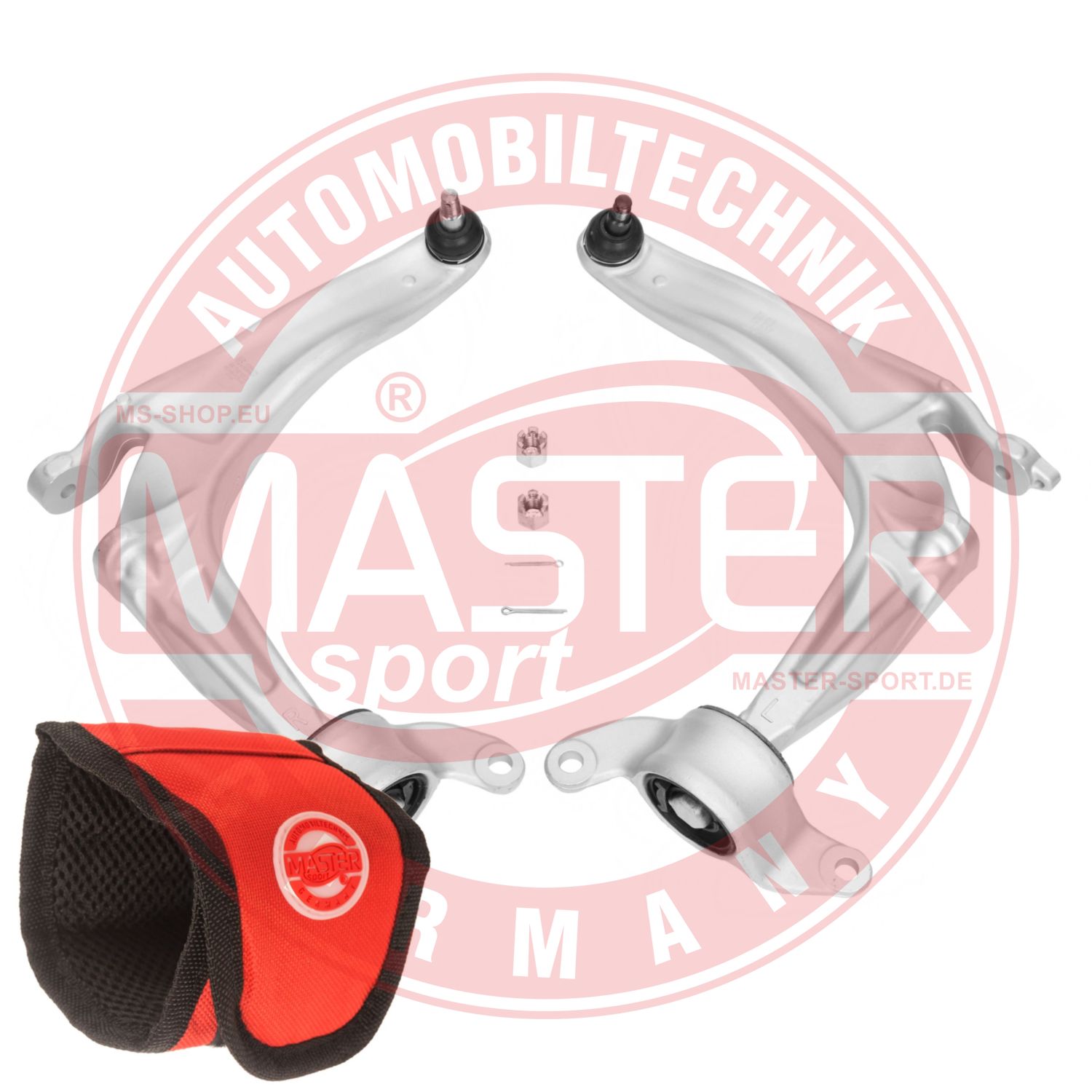 Control/Trailing Arm Kit, wheel suspension (37050/1-KIT-MSM)