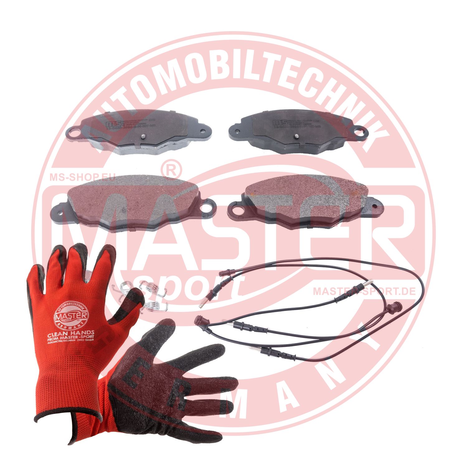 Brake Pad Set, disc brake (13046039862N-SET-MSP)