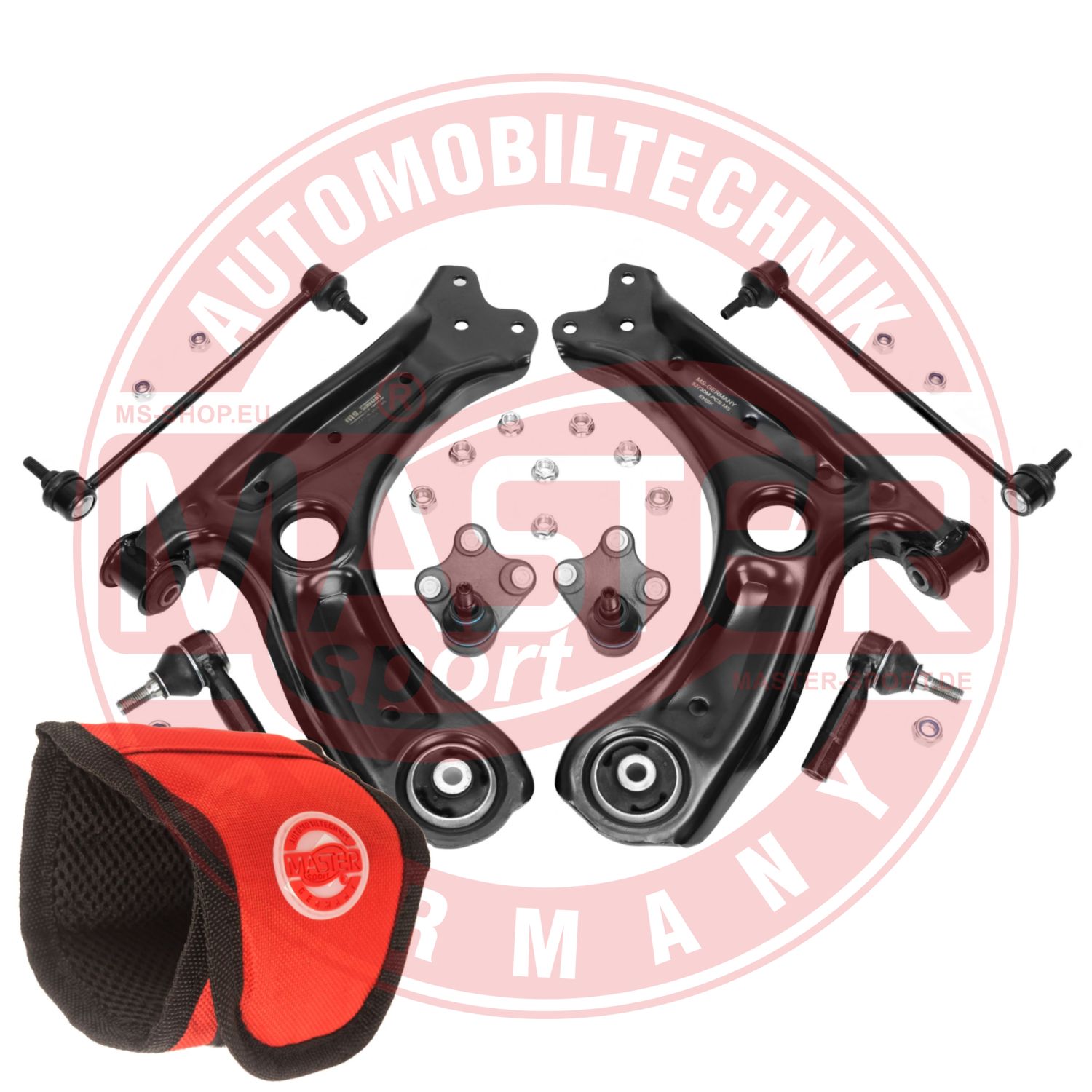 Control/Trailing Arm Kit, wheel suspension (36993/2-KIT-MSM)