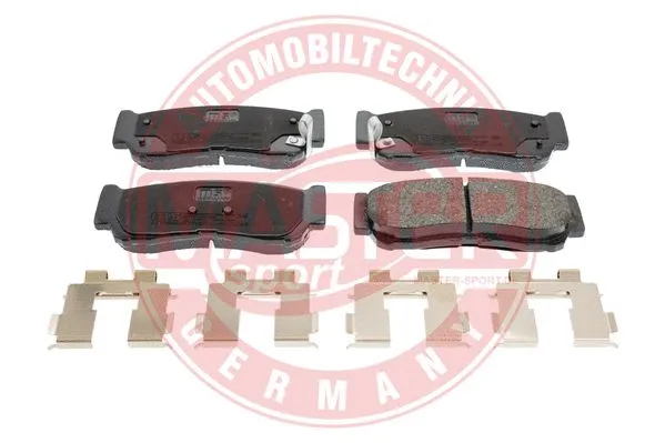 Brake Pad Set, disc brake (13046057822N-SET-MS)