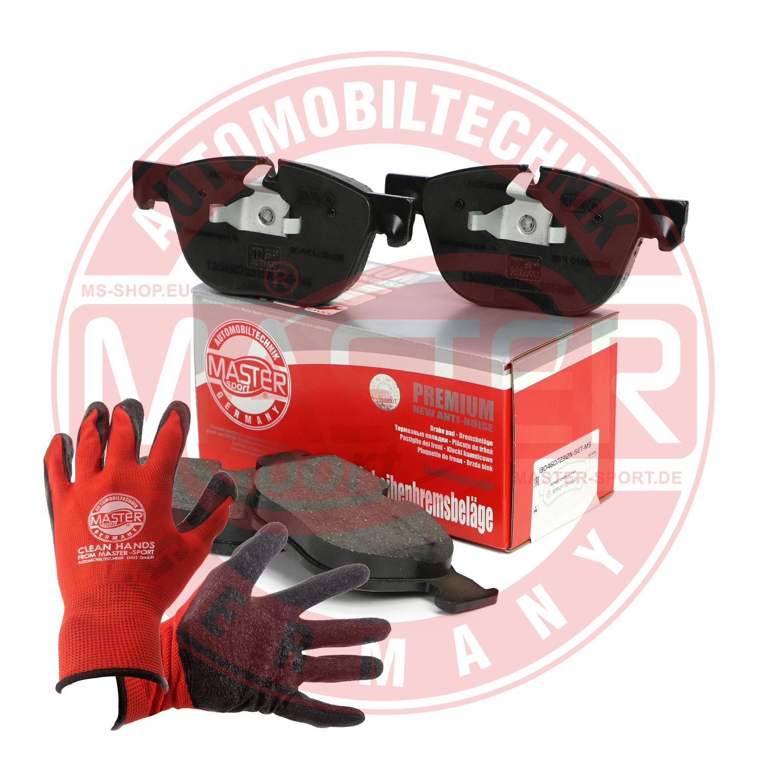 Brake Pad Set, disc brake (13046072312N-SET-MSP)