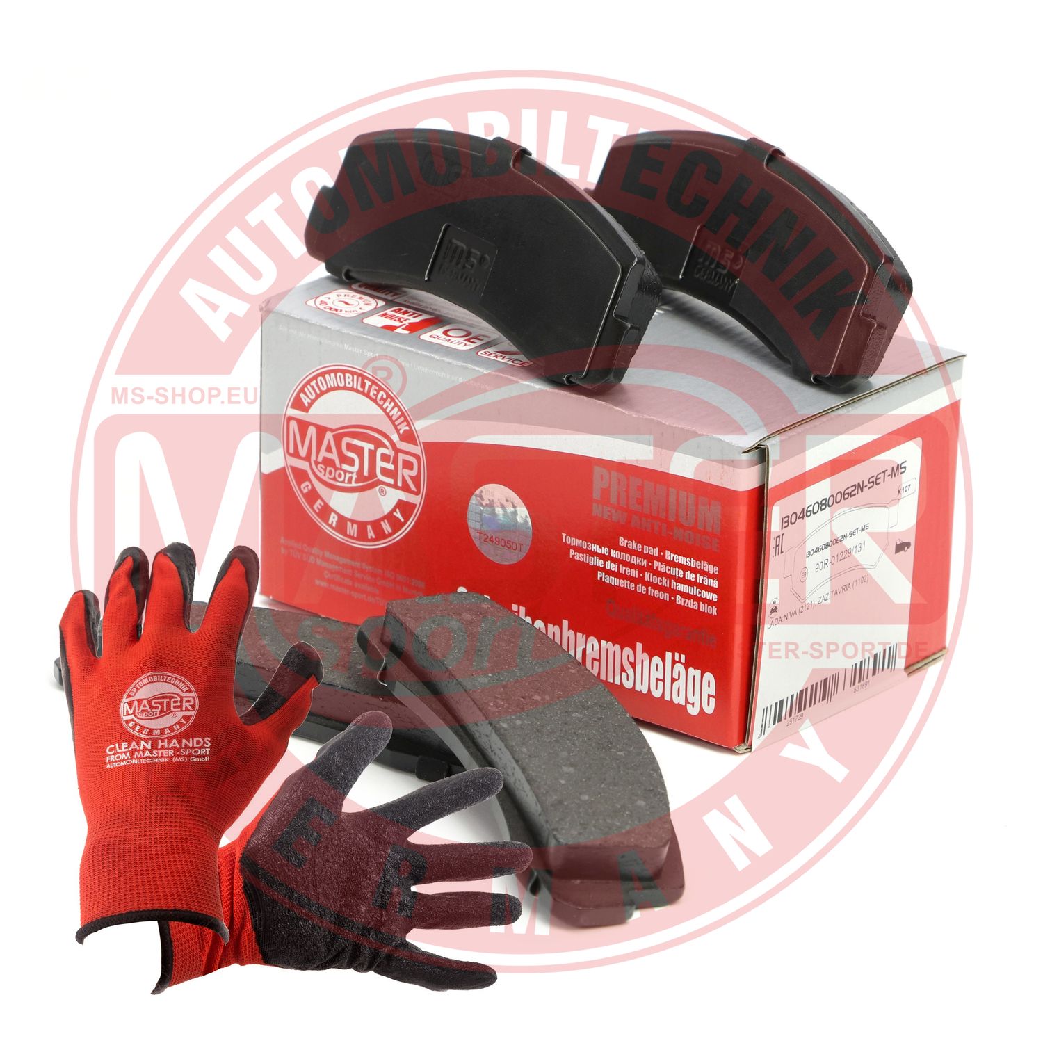 Brake Pad Set, disc brake (13046080062N-SET-MSP)