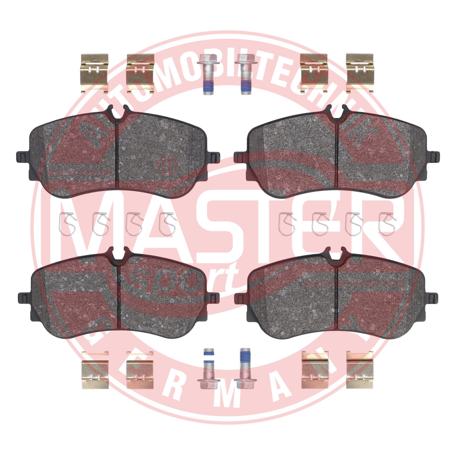 Brake Pad Set, disc brake (13046038802N-SET-MS)