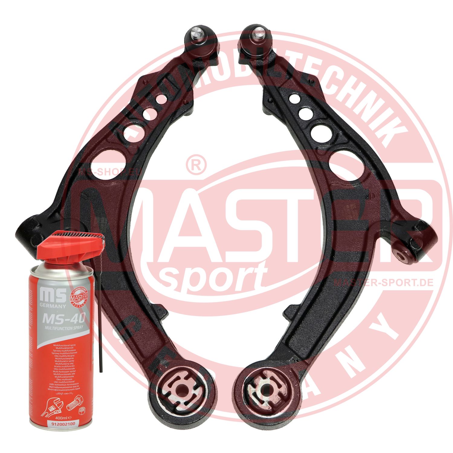 Control/Trailing Arm Kit, wheel suspension (37037-KIT-MSP)