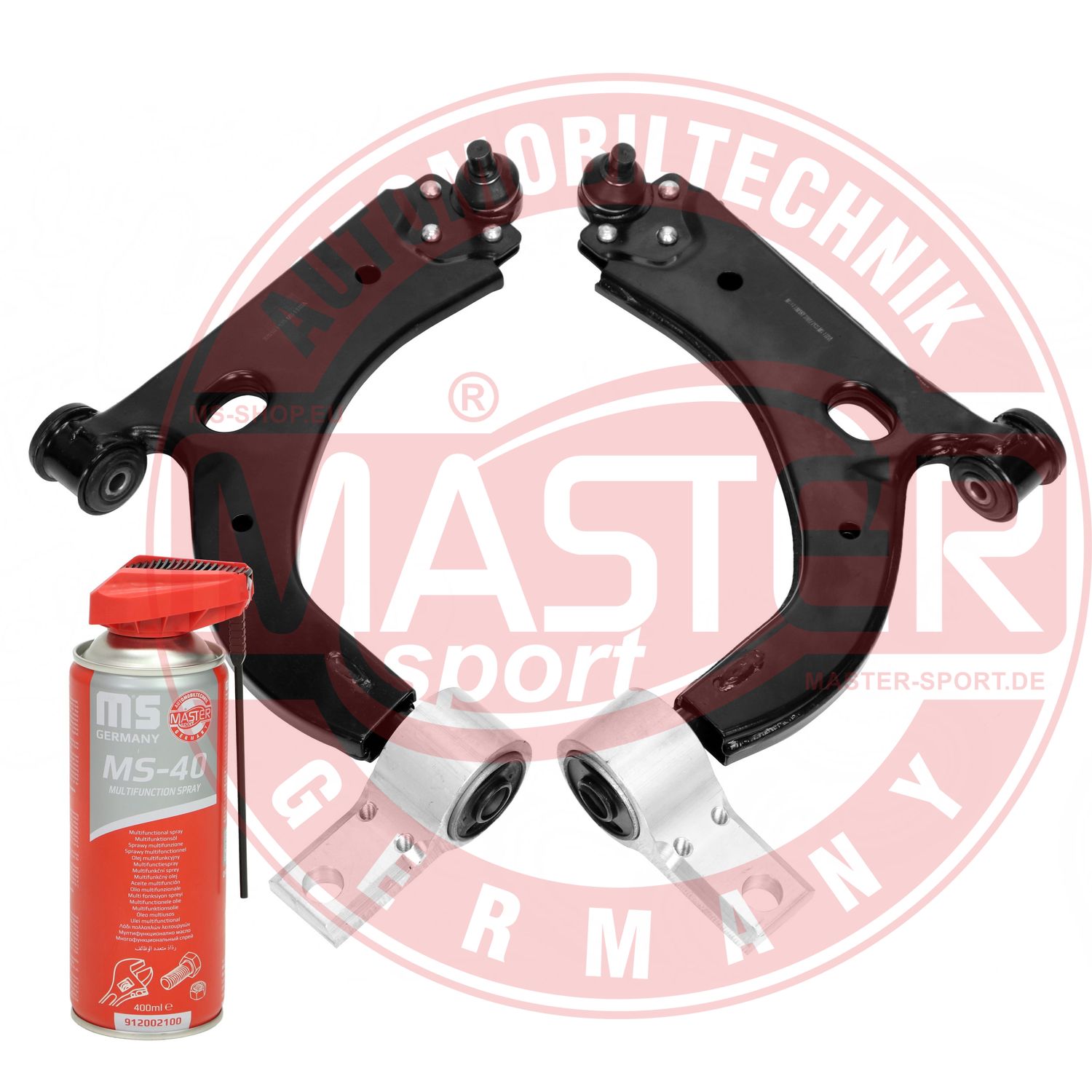 Control/Trailing Arm Kit, wheel suspension (36970/1-KIT-MSP)