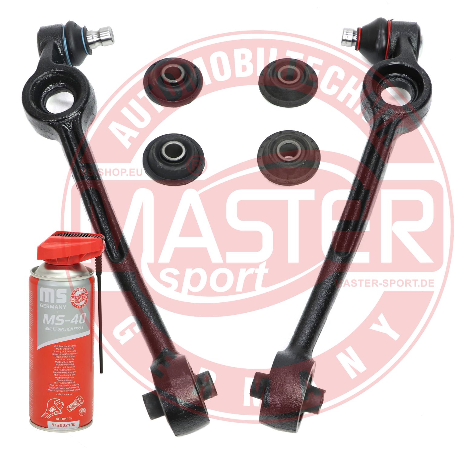 Control/Trailing Arm Kit, wheel suspension (37091-KIT-MSP)
