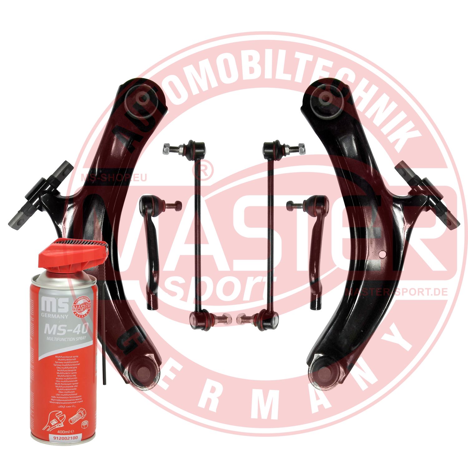 Control/Trailing Arm Kit, wheel suspension (36939-KIT-MSP)