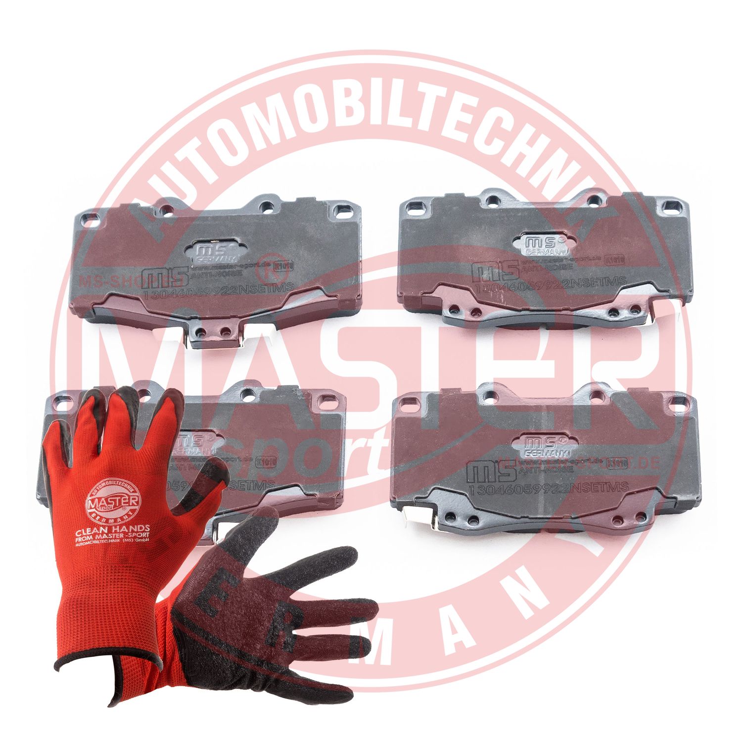 Brake Pad Set, disc brake (13046059922N-SET-MSP)