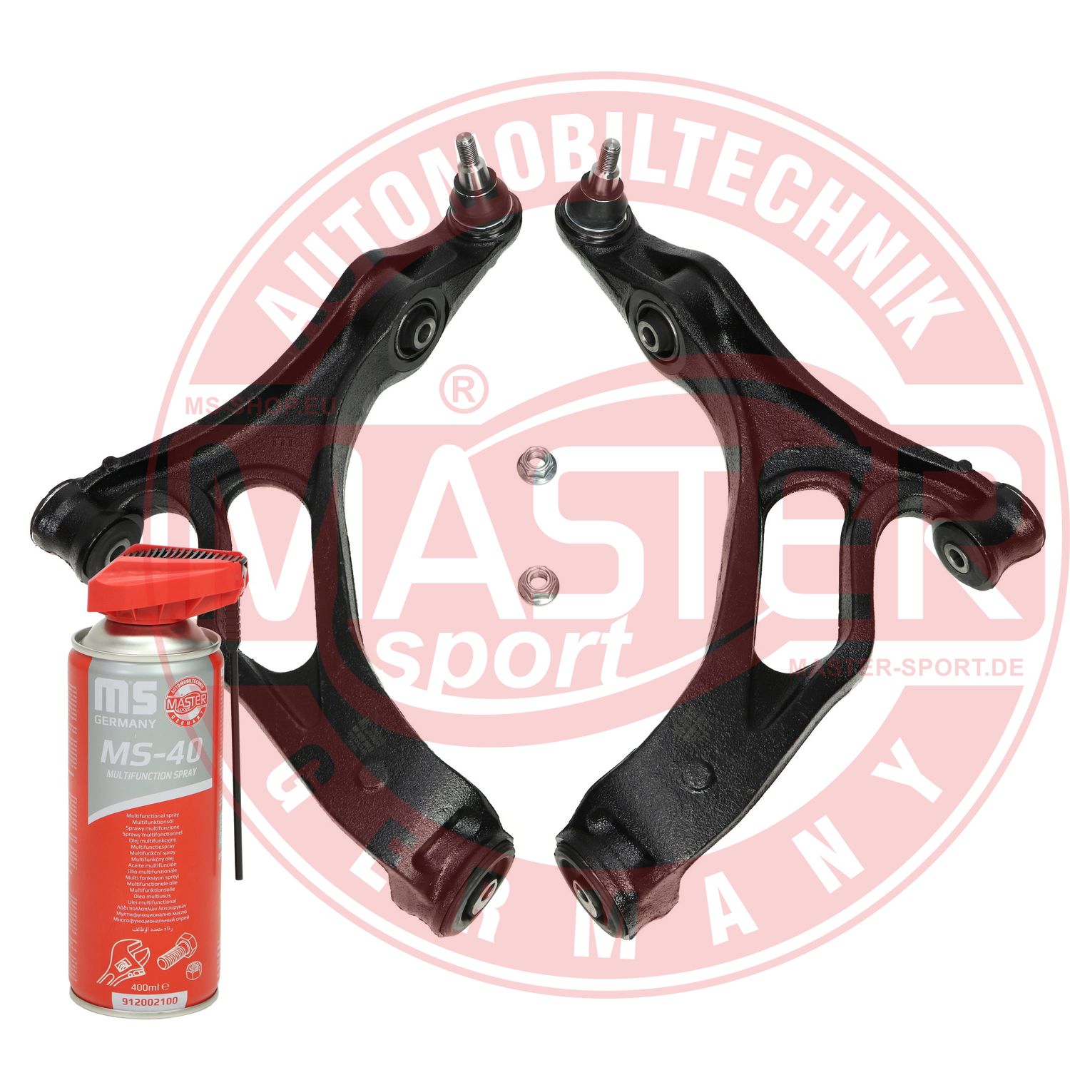 Control/Trailing Arm Kit, wheel suspension (37043-KIT-MSP)