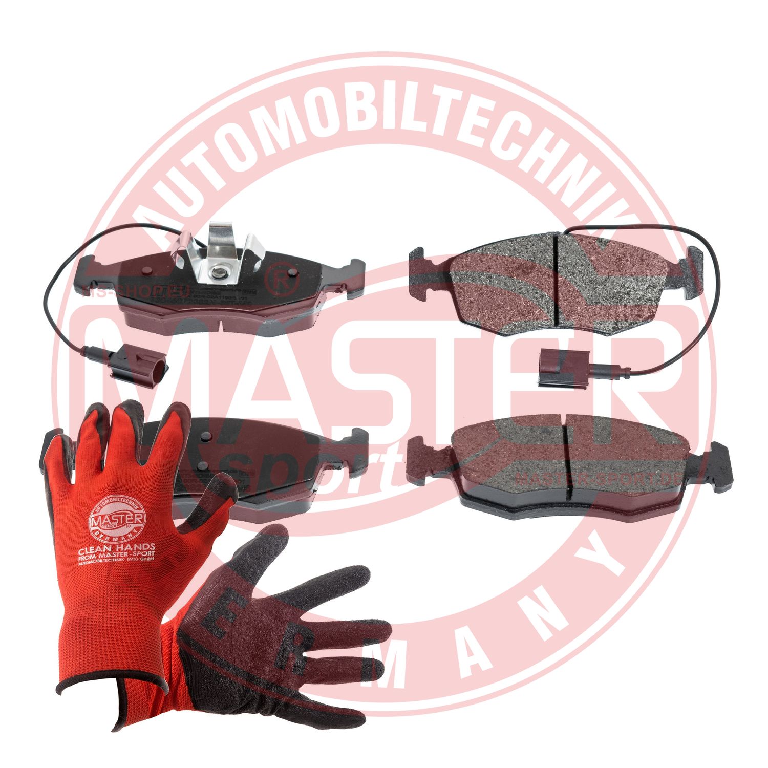 Brake Pad Set, disc brake (13046072882N-SET-MSP)