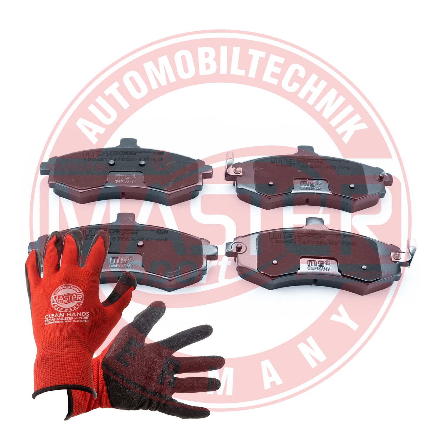 Brake Pad Set, disc brake (13046116702N-SET-MSP)