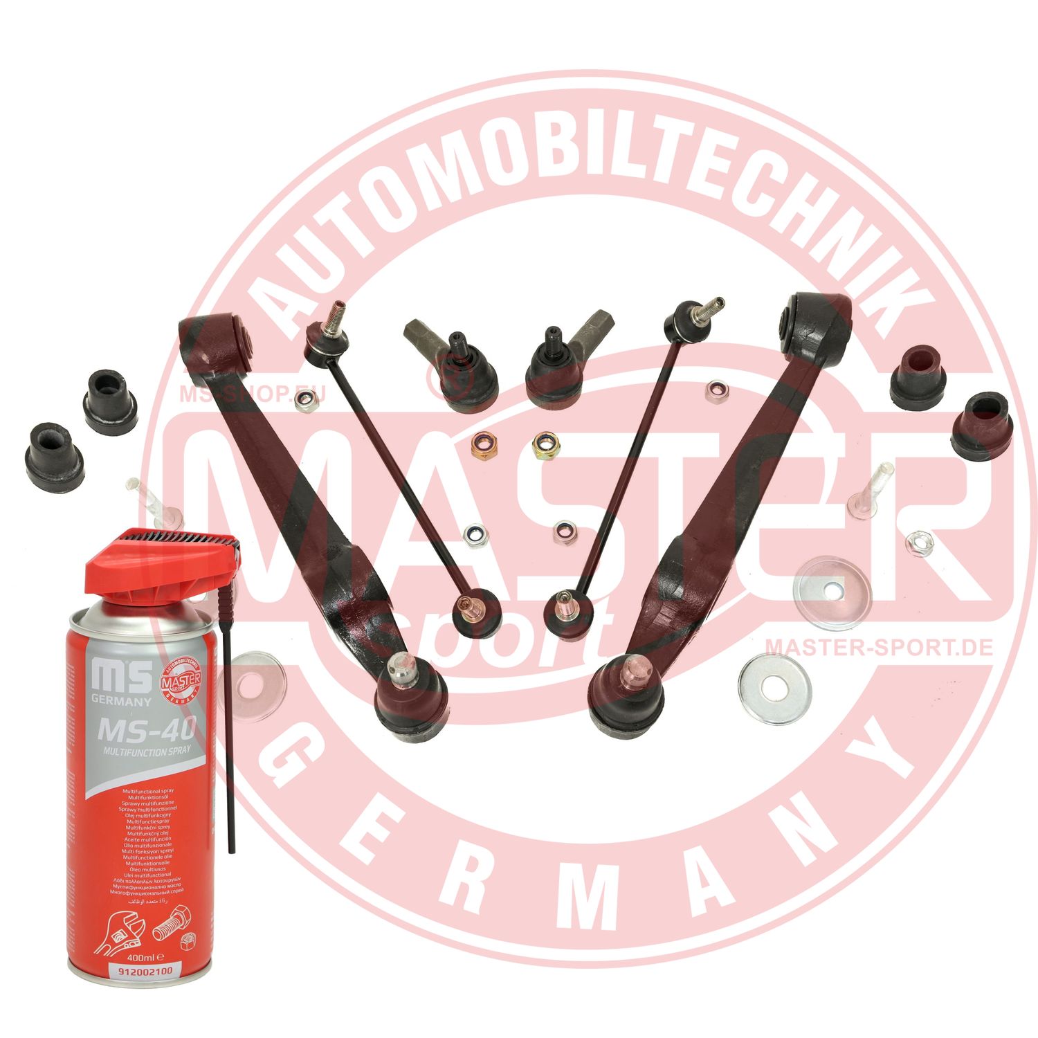 Control/Trailing Arm Kit, wheel suspension (36957/1-KIT-MSP)