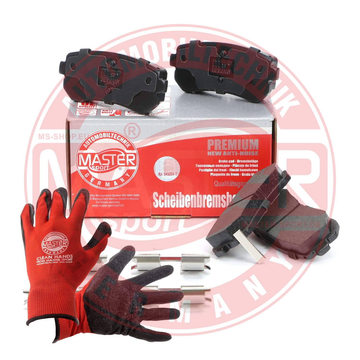 Brake Pad Set, disc brake (13046057802N-SET-MSP)