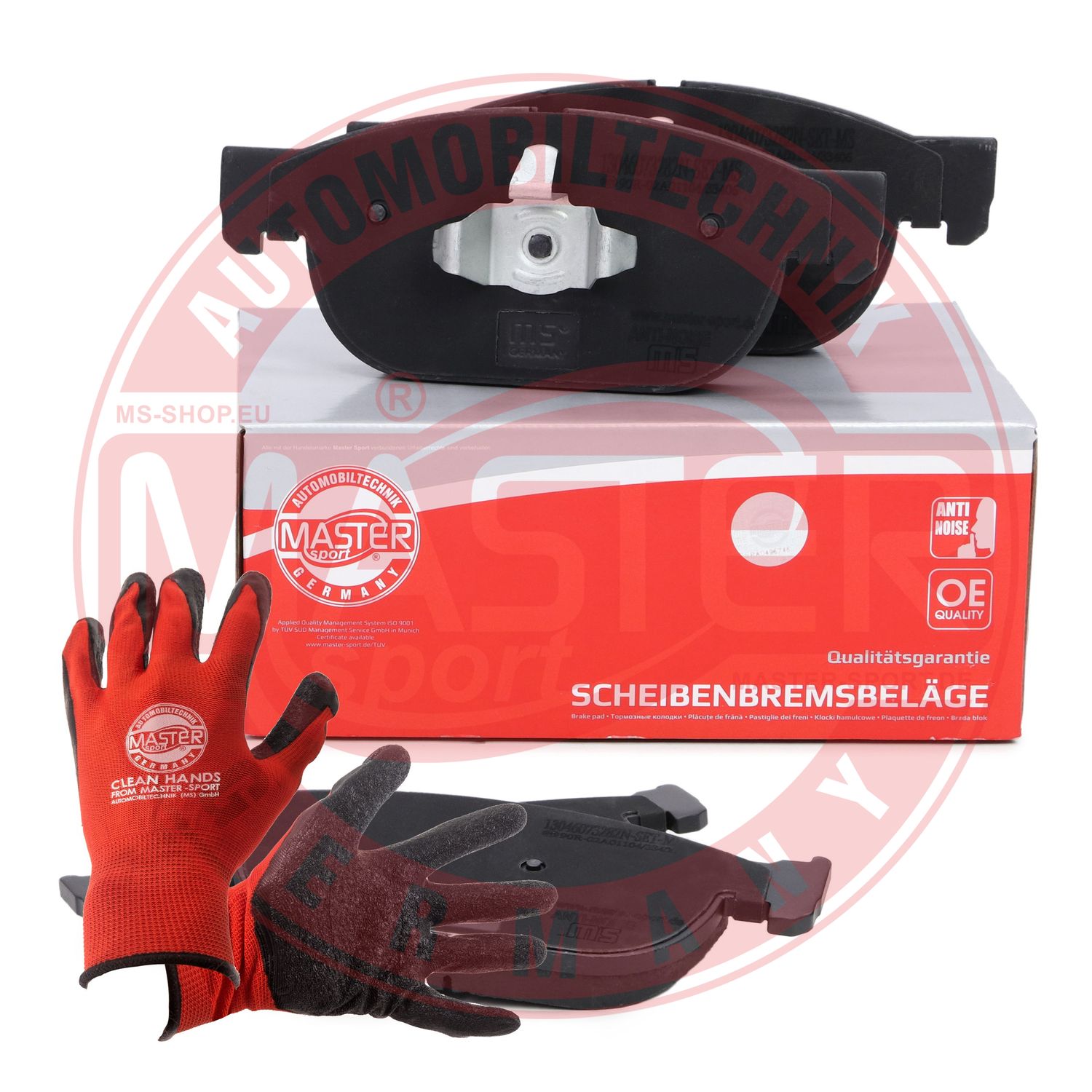 Brake Pad Set, disc brake (13046073282N-SET-MSP)