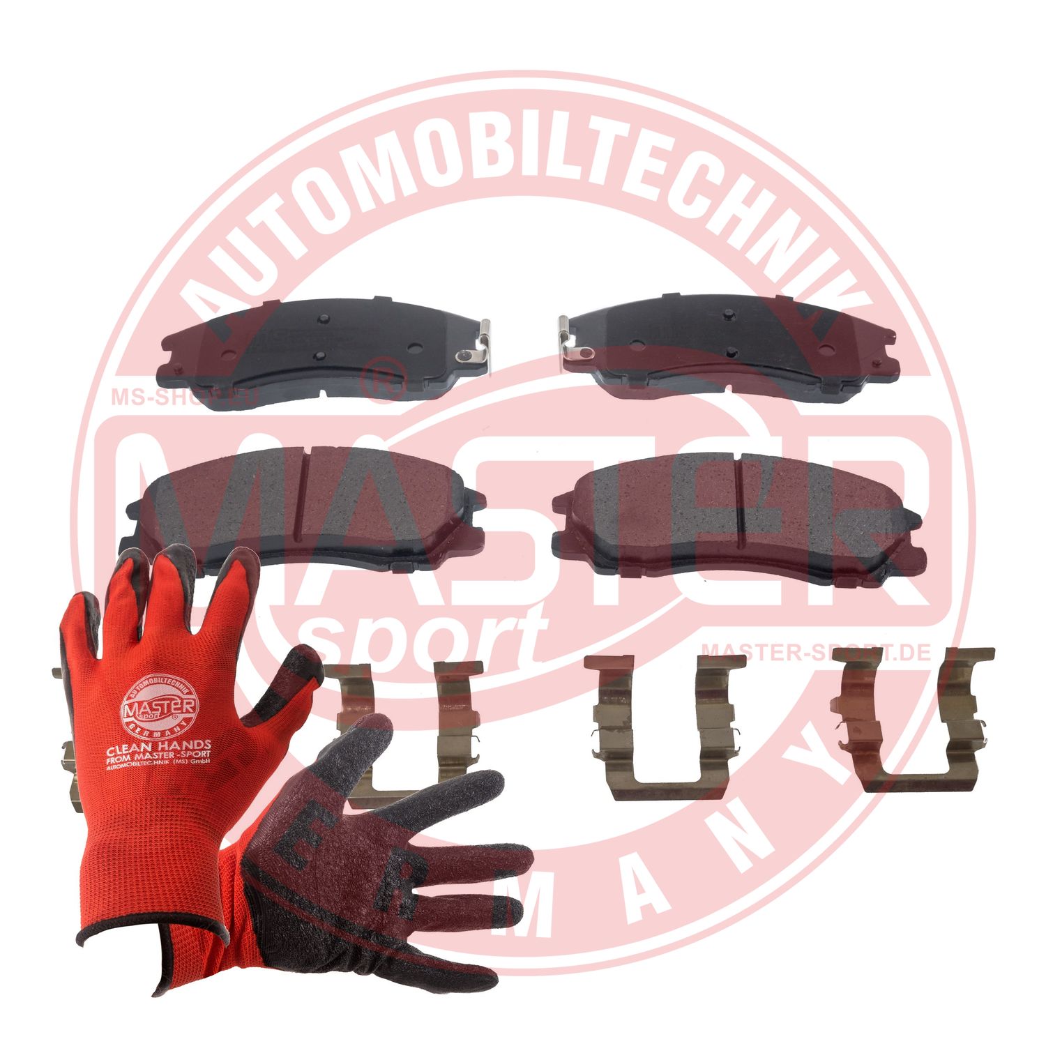 Brake Pad Set, disc brake (13046058862N-SET-MSP)