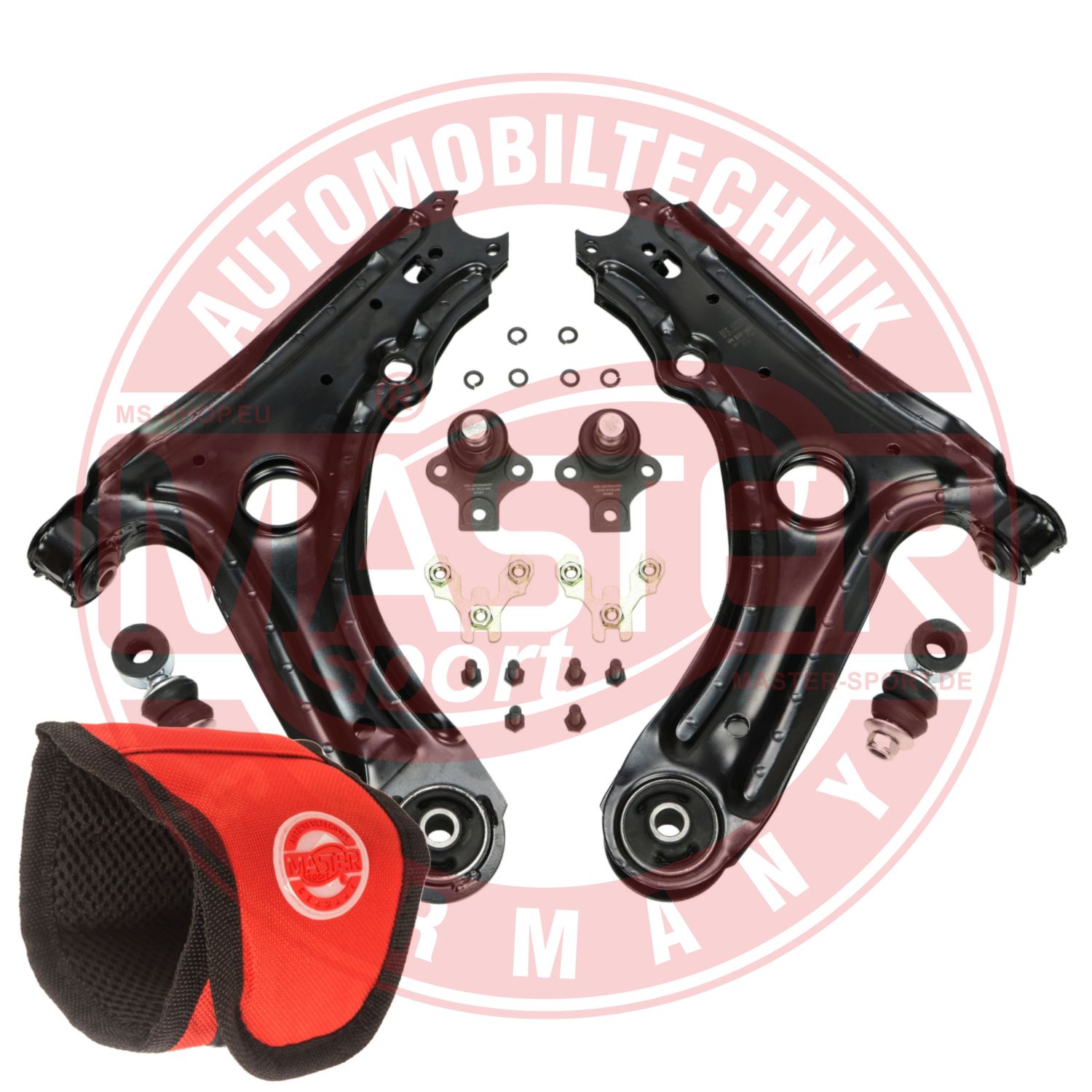 Control/Trailing Arm Kit, wheel suspension (37021/1-KIT-MSM)