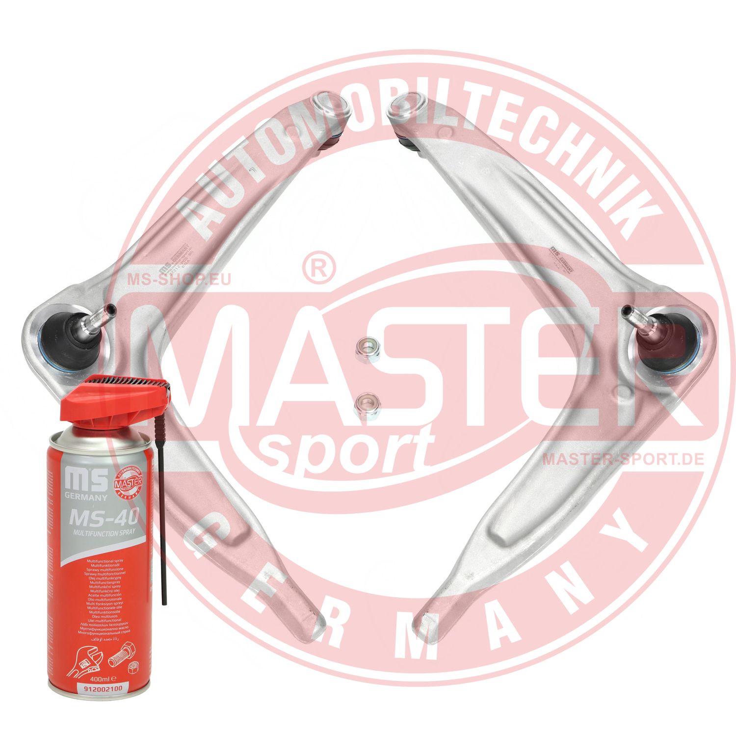 Control/Trailing Arm Kit, wheel suspension (37041-KIT-MSP)