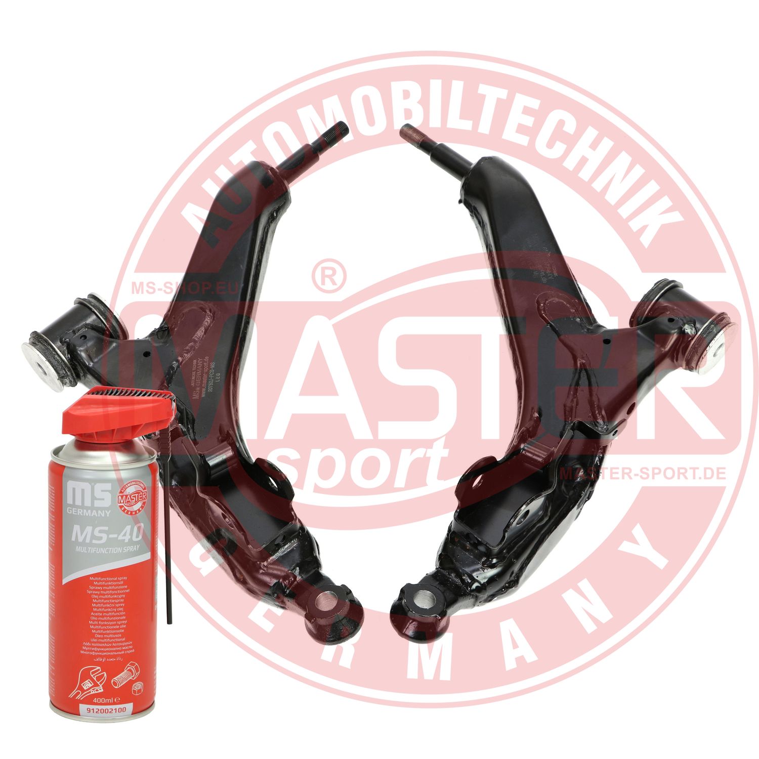 Control/Trailing Arm Kit, wheel suspension (36950/1-KIT-MSP)