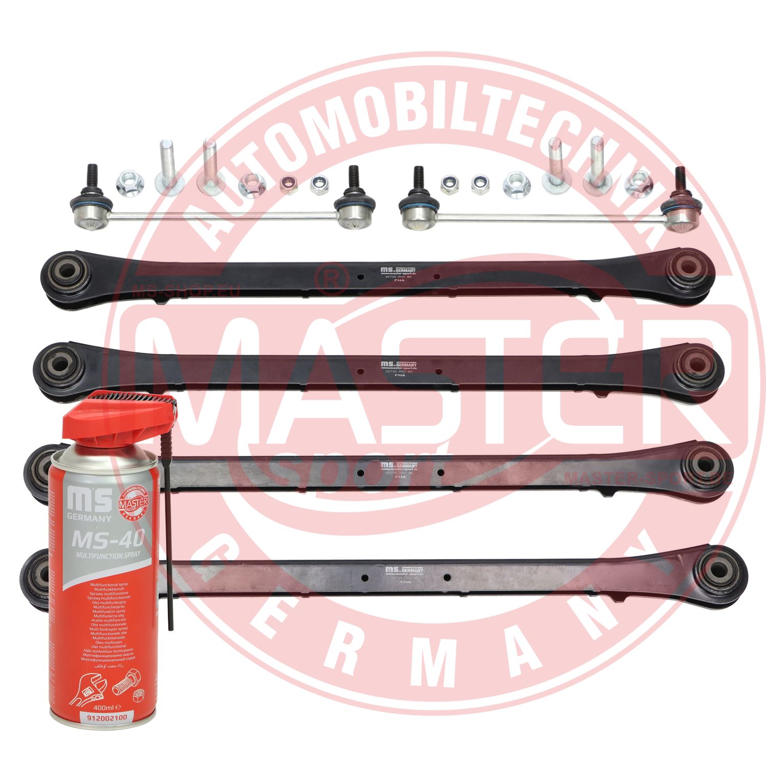 Control/Trailing Arm Kit, wheel suspension (37184-KIT-MSP)