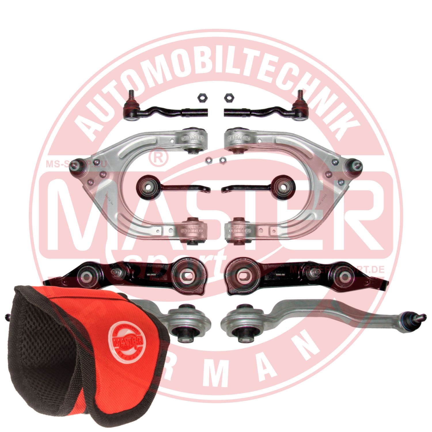 Control/Trailing Arm Kit, wheel suspension (36807-SET-MSM)
