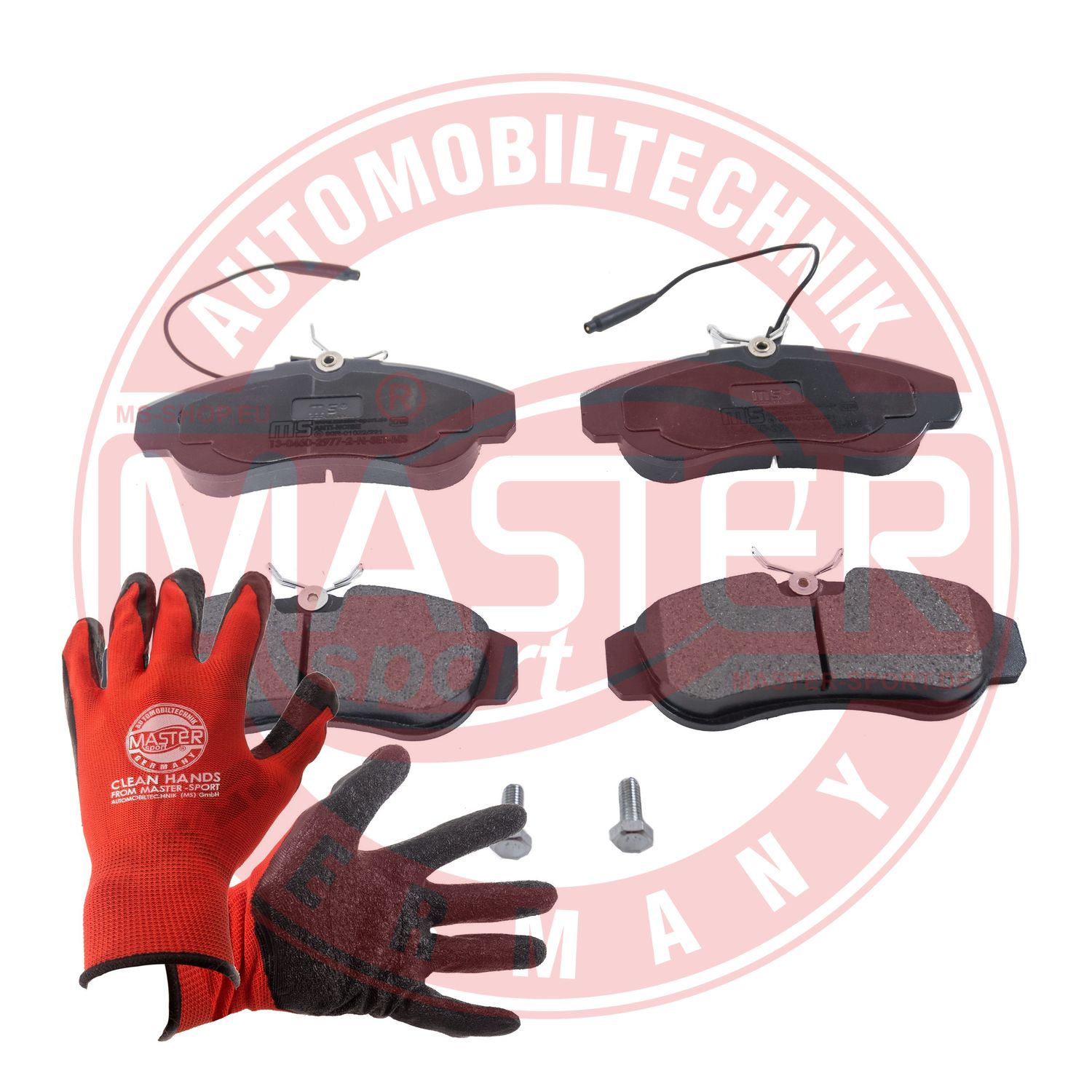 Brake Pad Set, disc brake (13046029772N-SET-MSP)