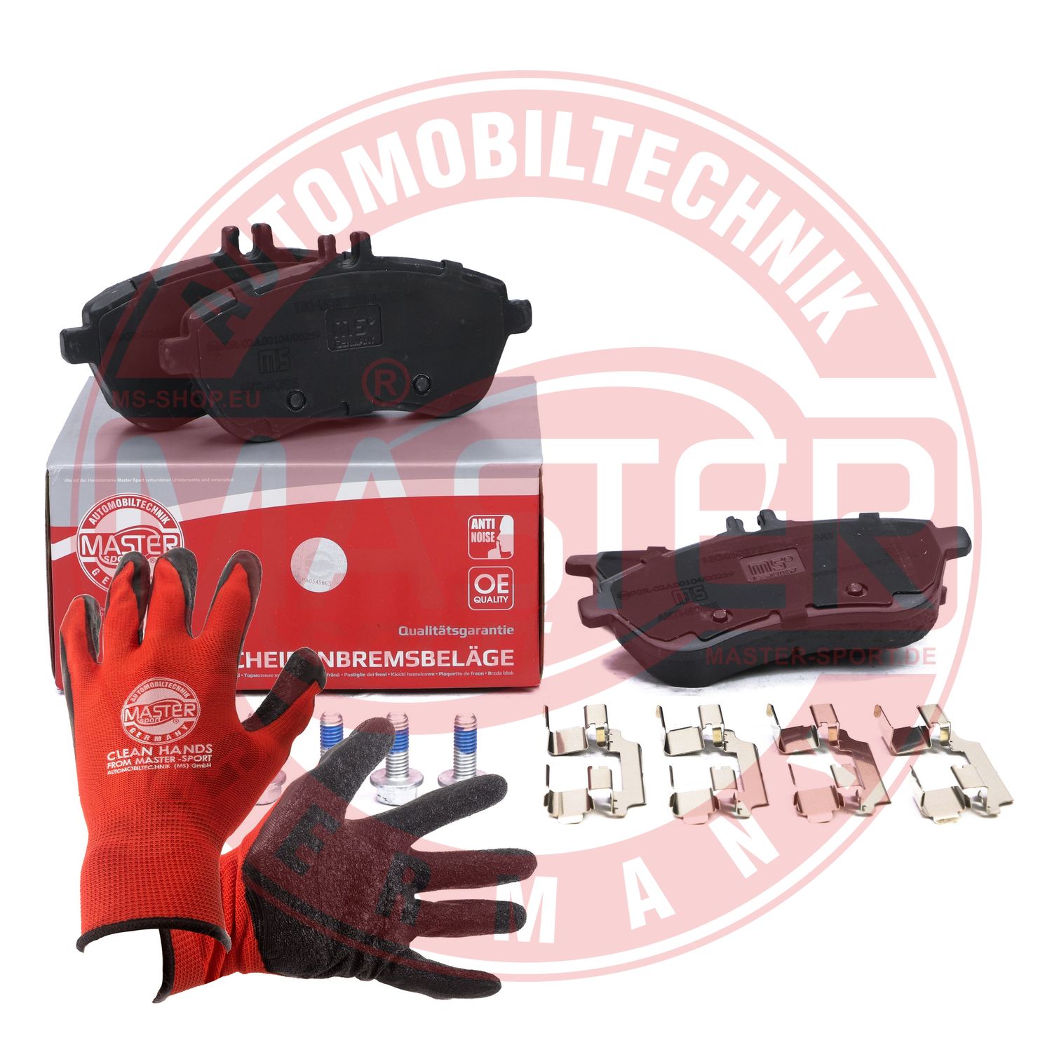 Brake Pad Set, disc brake (13046027322N-SET-MSP)