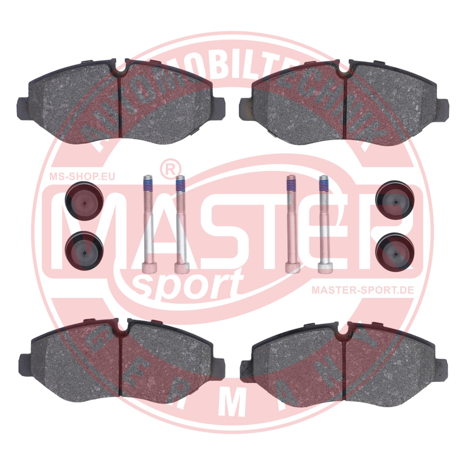 Brake Pad Set, disc brake (13046048772N-SET-MS)