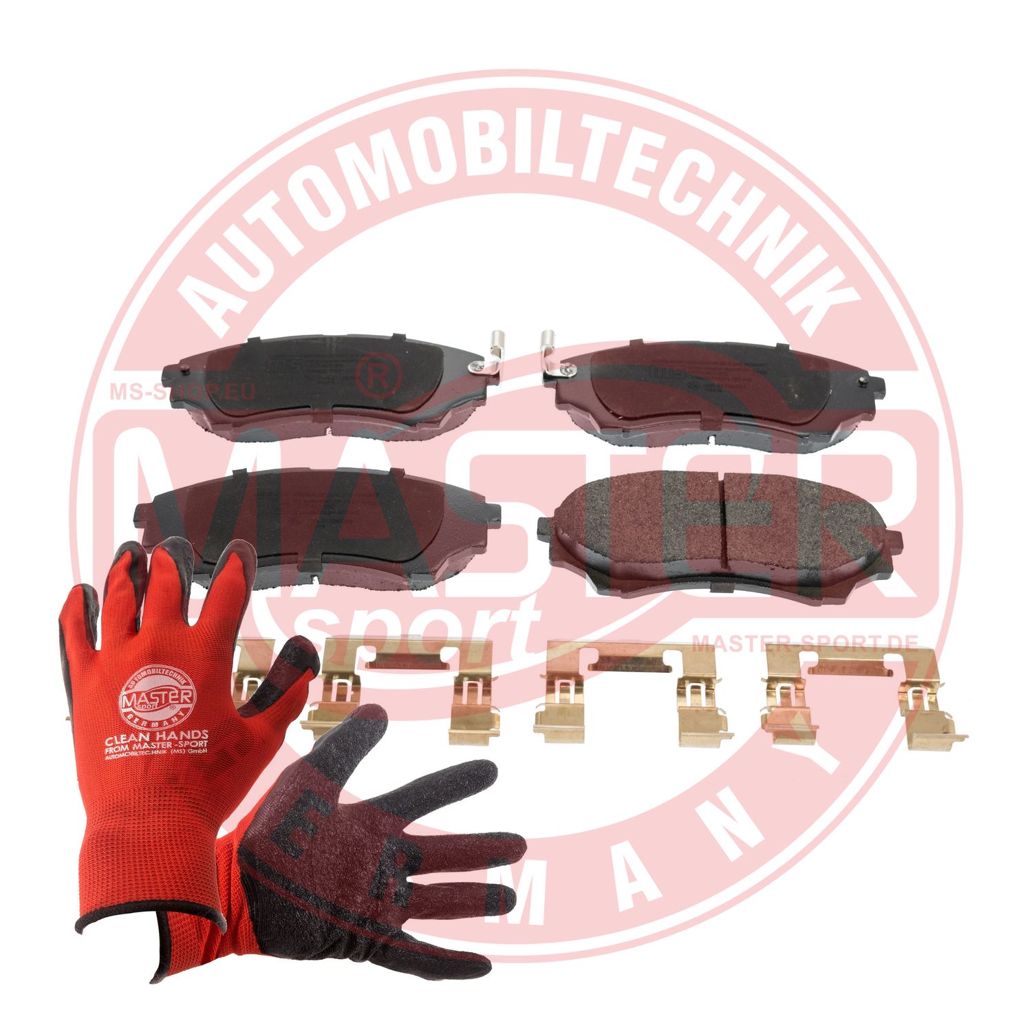 Brake Pad Set, disc brake (13046057952N-SET-MSP)