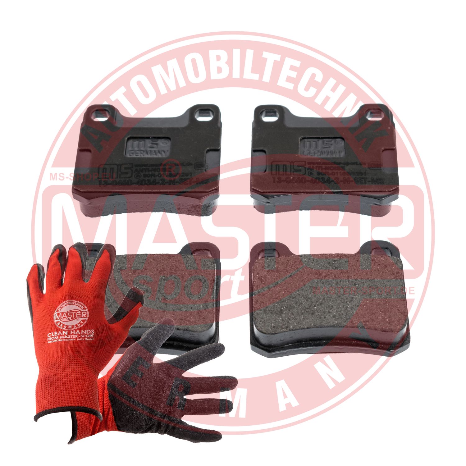 Brake Pad Set, disc brake (13046040342N-SET-MSP)