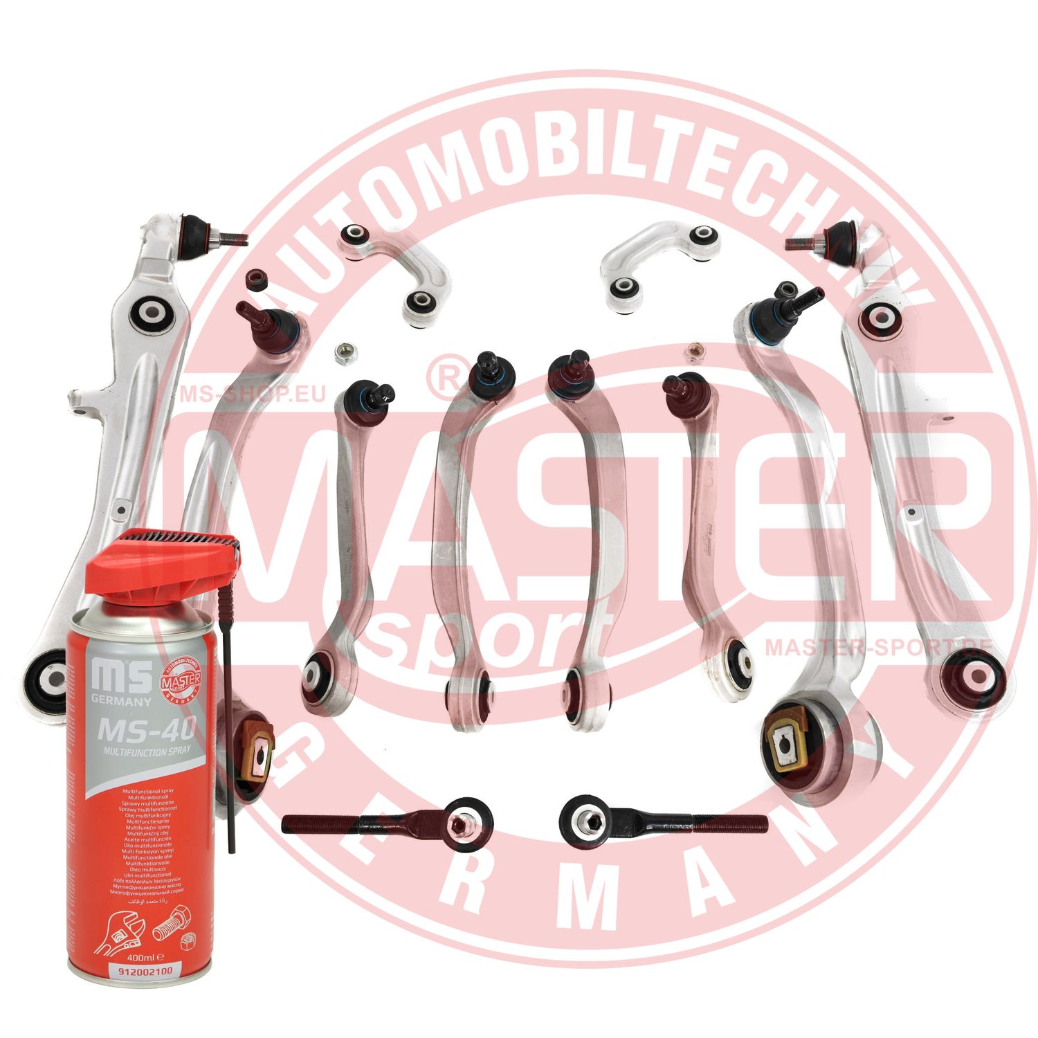 Control/Trailing Arm Kit, wheel suspension (36876-KIT-MSP)