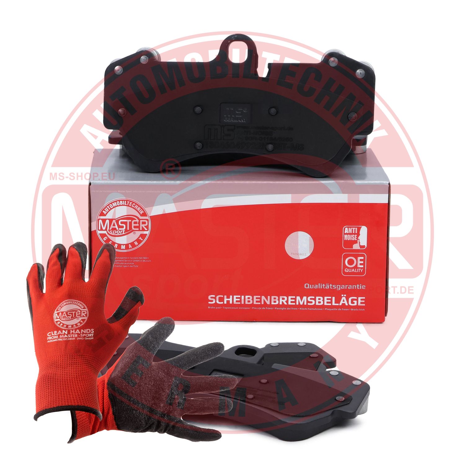 Brake Pad Set, disc brake (13046049922N-SET-MSP)