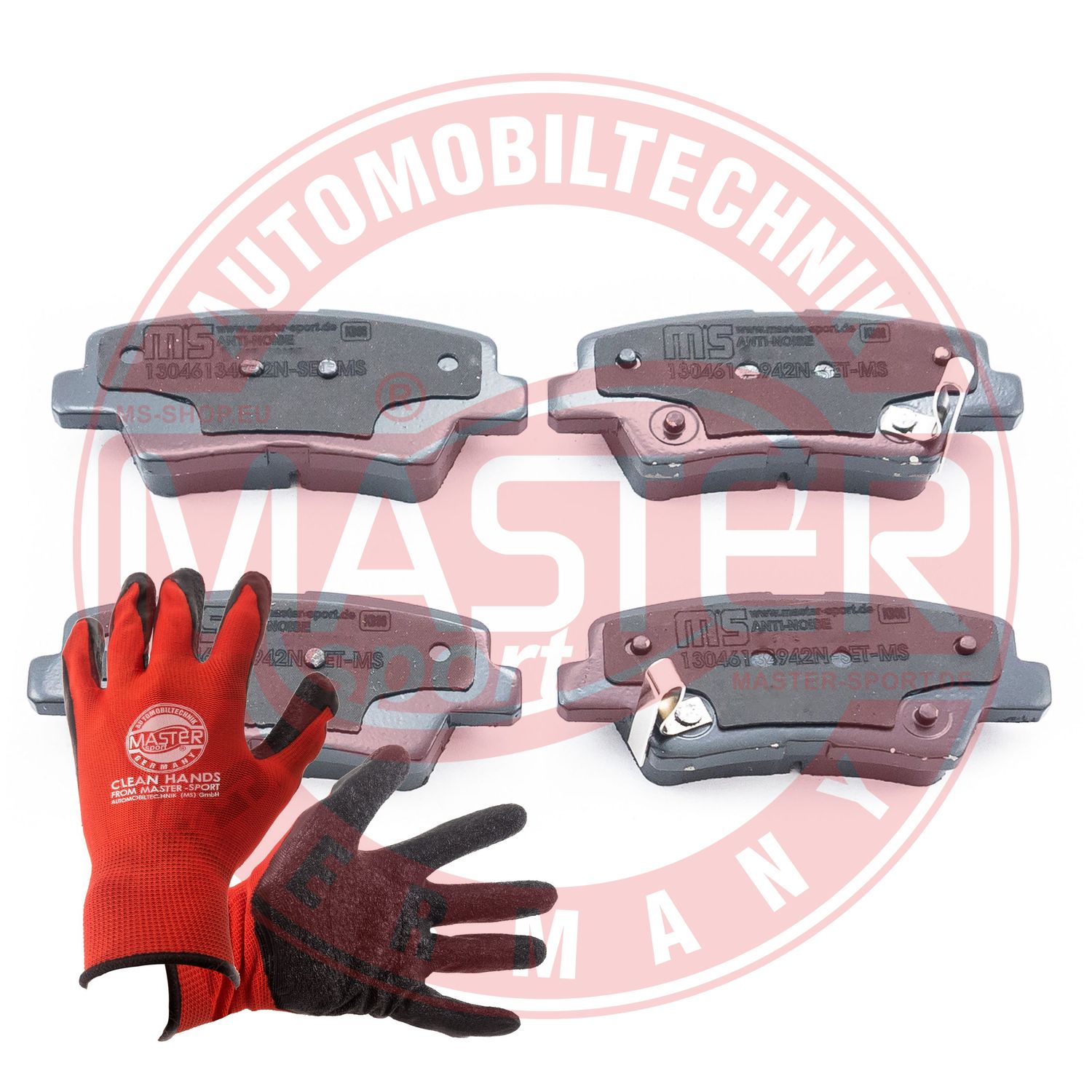 Brake Pad Set, disc brake (13046134942N-SET-MSP)