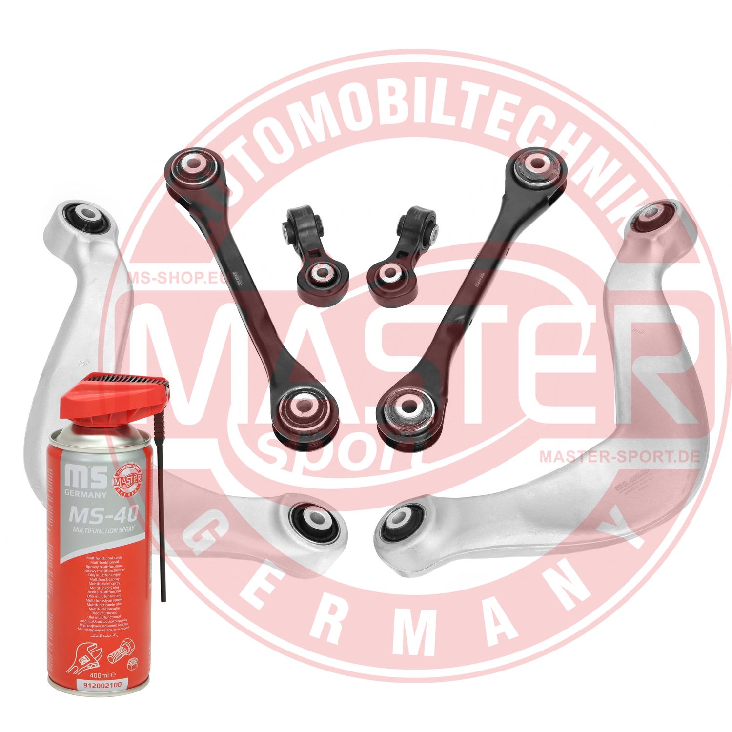 Control/Trailing Arm Kit, wheel suspension (36986/2-KIT-MSP)