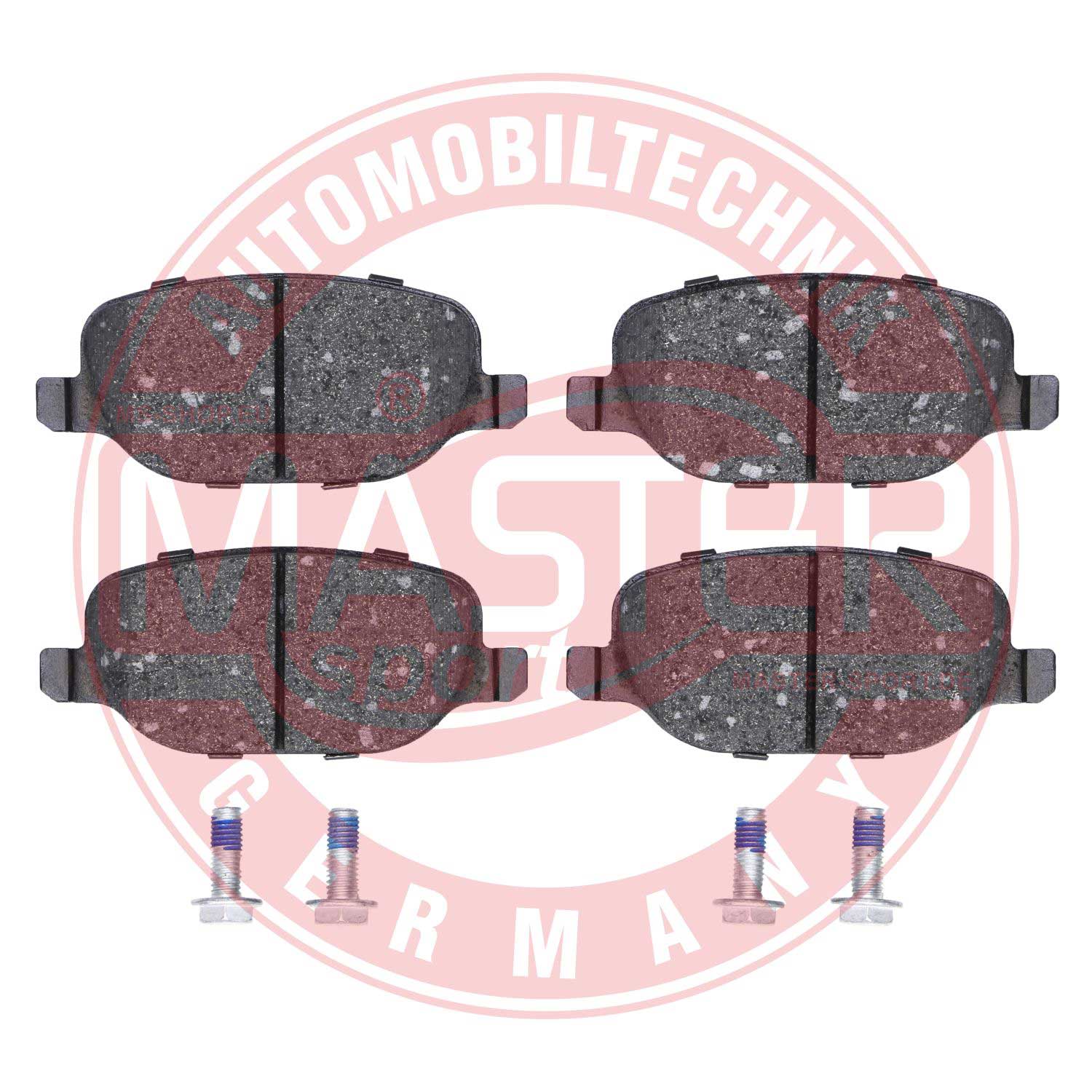 Brake Pad Set, disc brake (13046027072N-SET-MS)