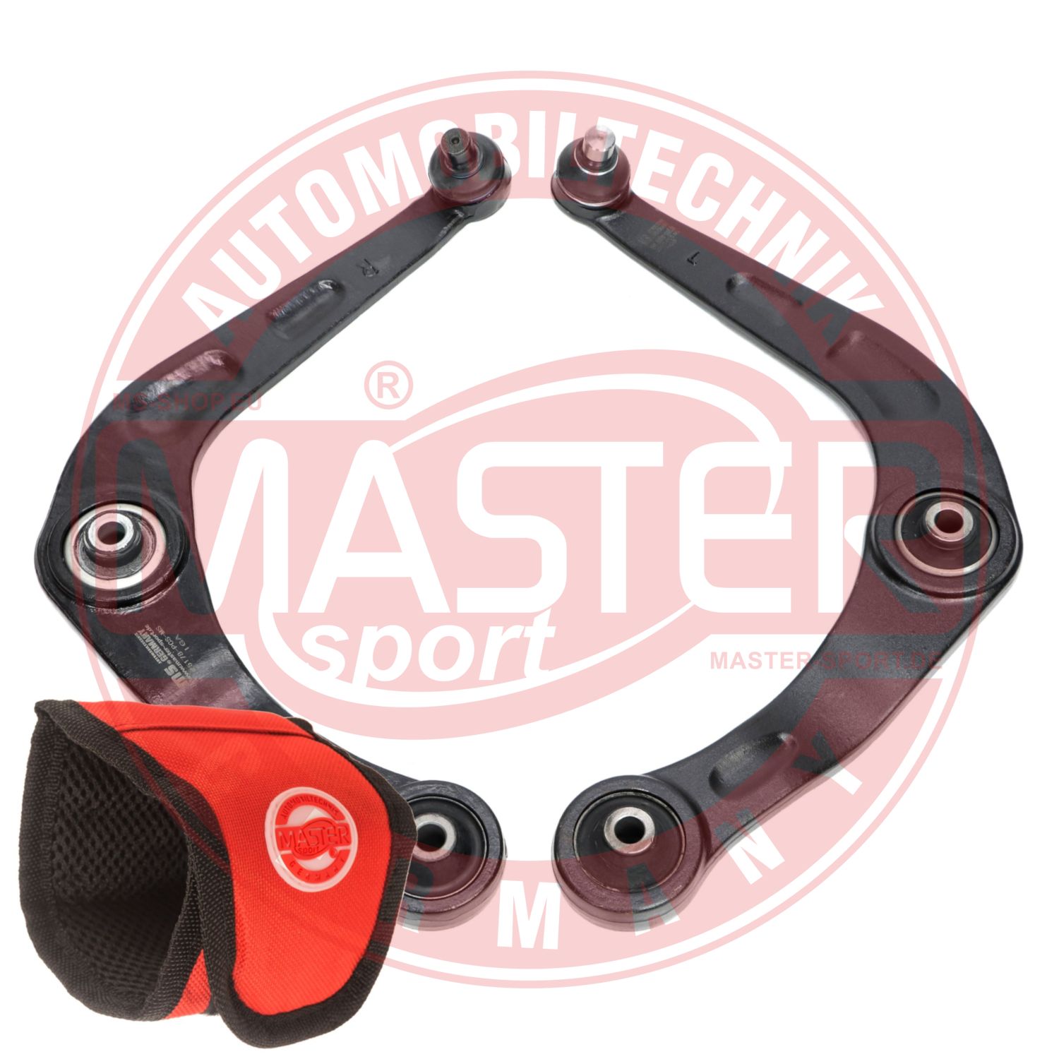 Control/Trailing Arm Kit, wheel suspension (36802/2-SET-MSM)