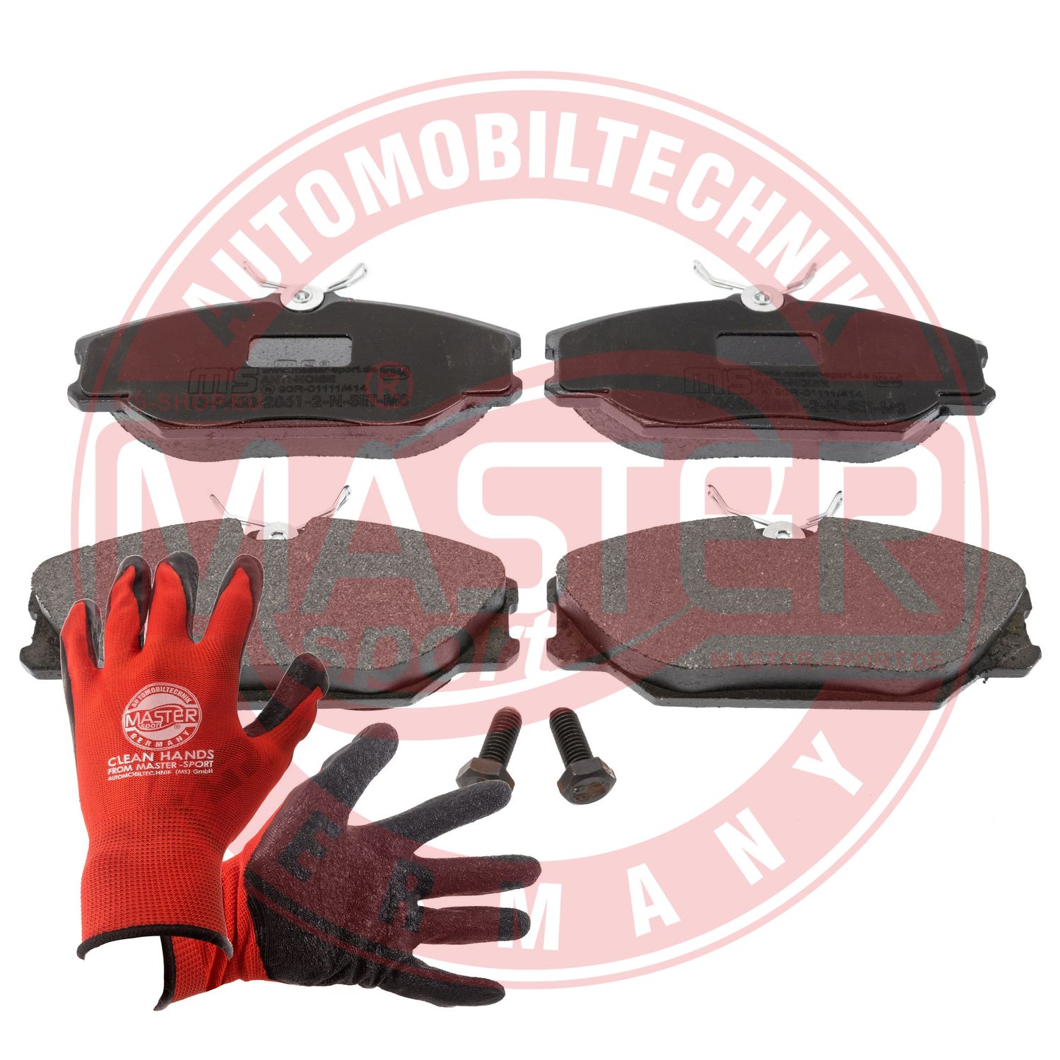 Brake Pad Set, disc brake (13046028612N-SET-MSP)