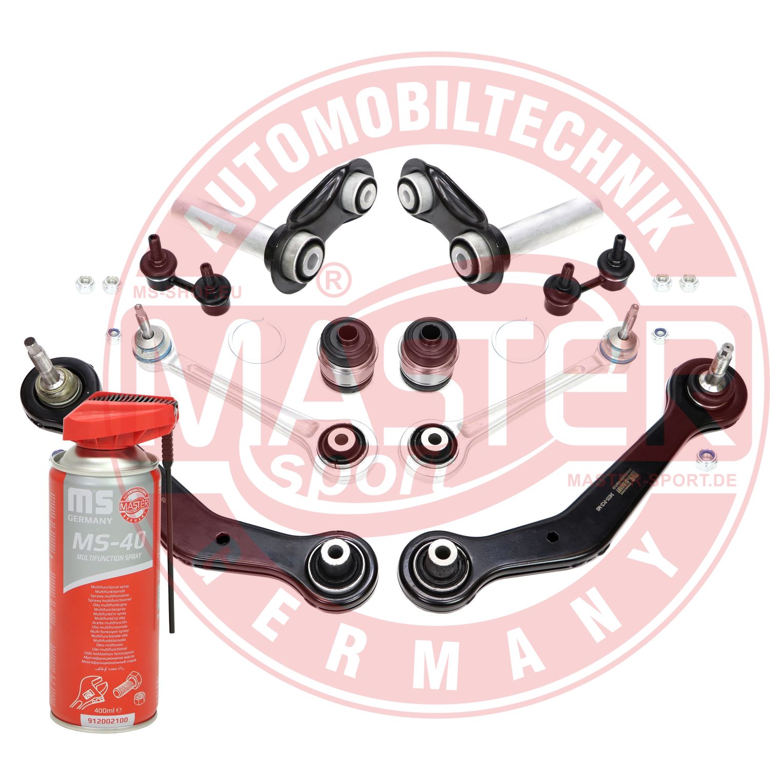 Control/Trailing Arm Kit, wheel suspension (37009-KIT-MSP)
