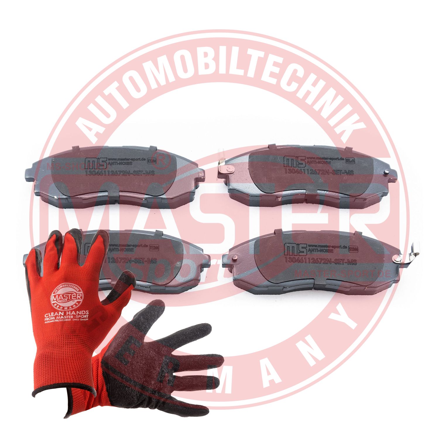Brake Pad Set, disc brake (13046112672N-SET-MSP)