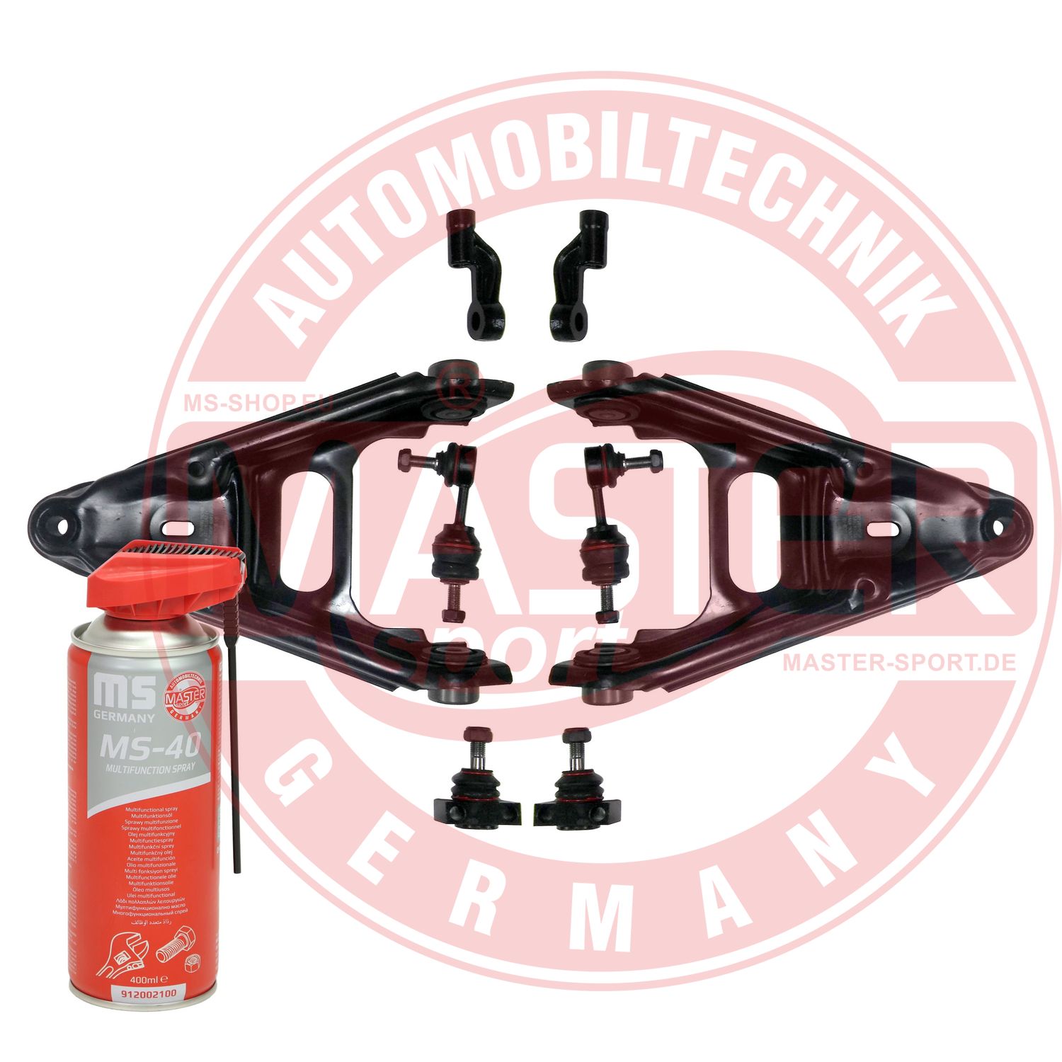Control/Trailing Arm Kit, wheel suspension (36910-KIT-MSP)