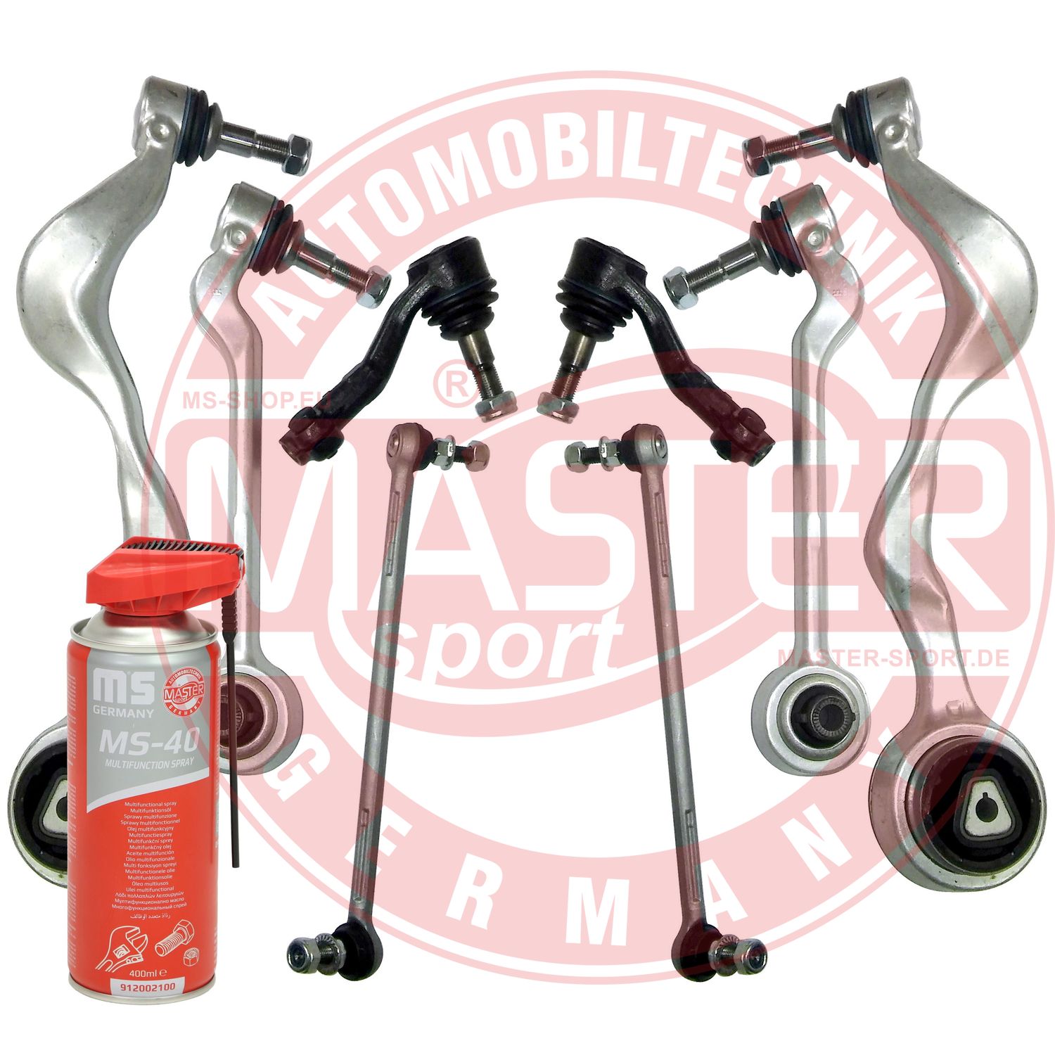Control/Trailing Arm Kit, wheel suspension (36856-KIT-MSP)
