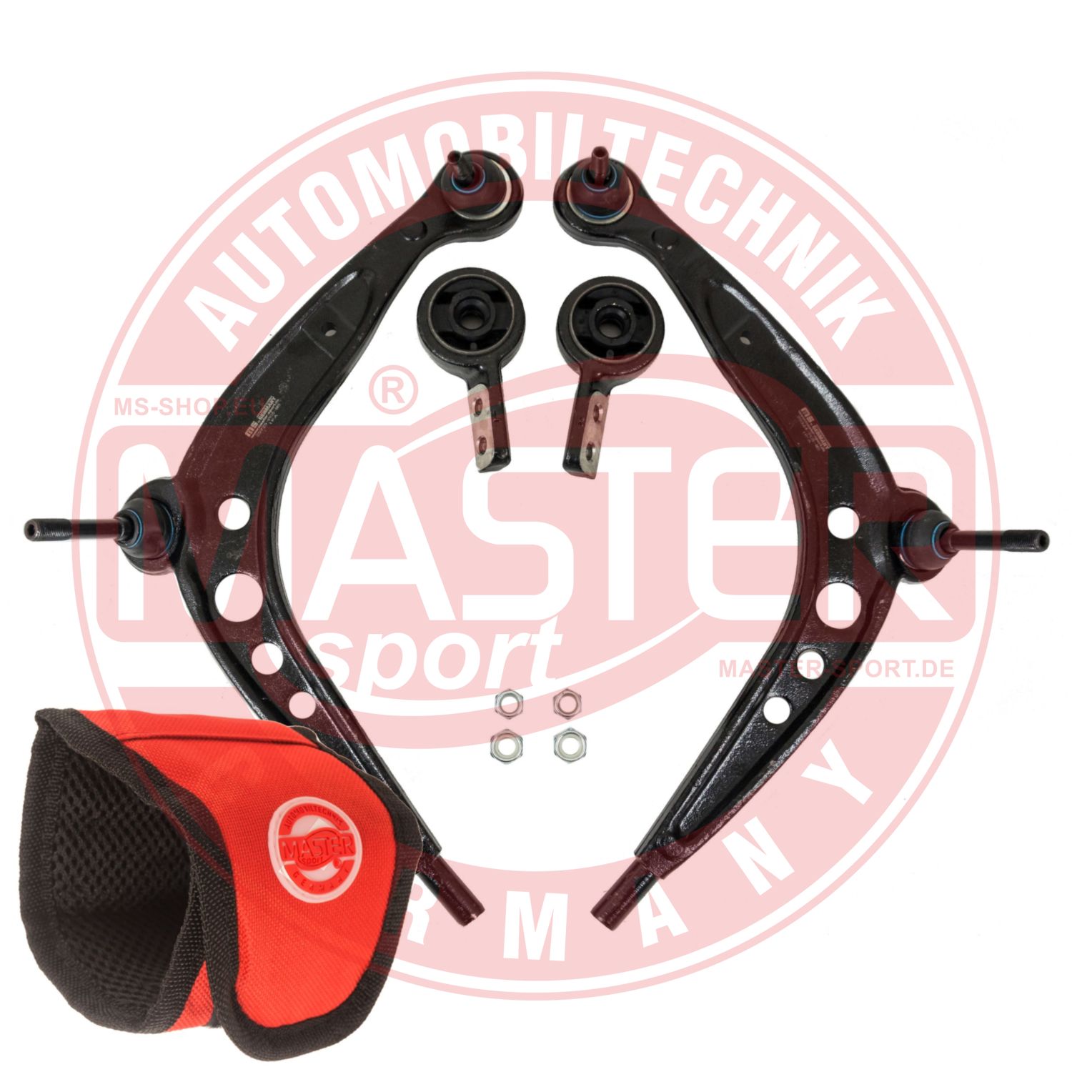 Control/Trailing Arm Kit, wheel suspension (36854/3-KIT-MSM)