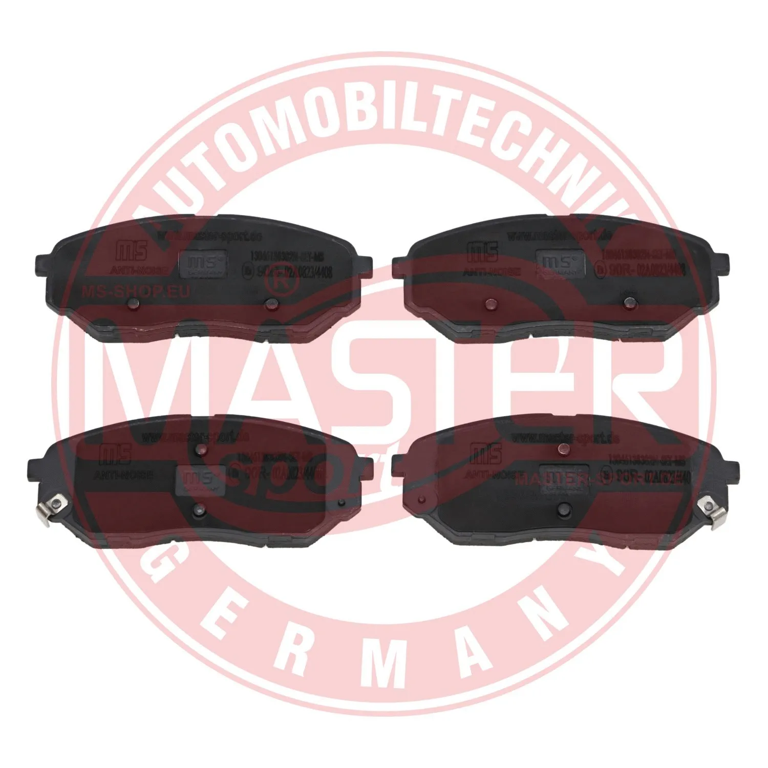 Brake Pad Set, disc brake (13046136382N-SET-MS)