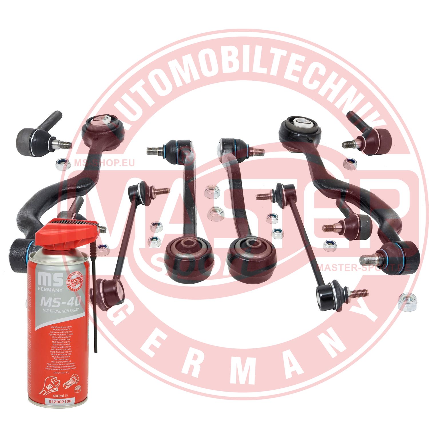 Control/Trailing Arm Kit, wheel suspension (36994/1-KIT-MSP)