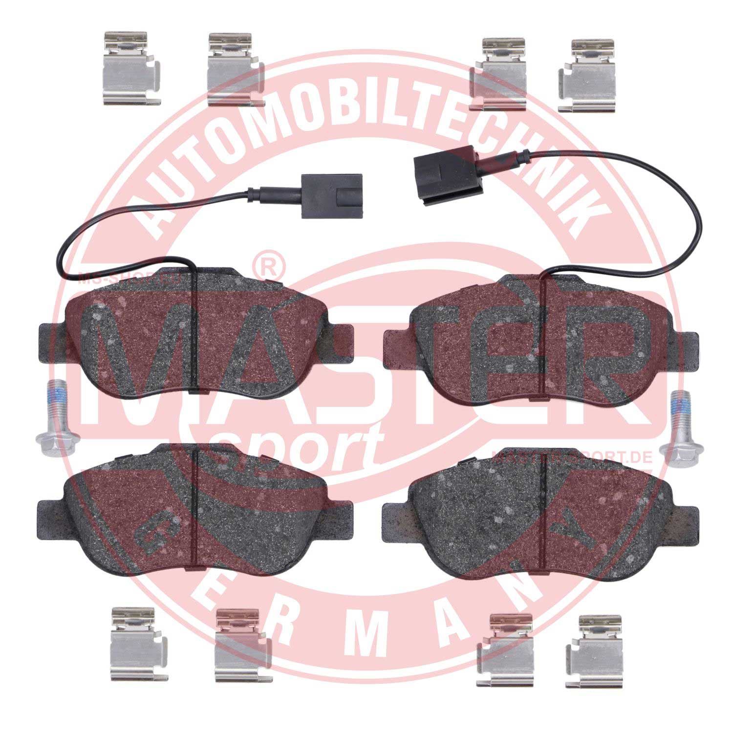 Brake Pad Set, disc brake (13046038462N-SET-MS)