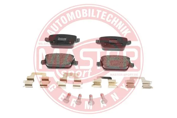 Brake Pad Set, disc brake (13046027372N-SET-MS)