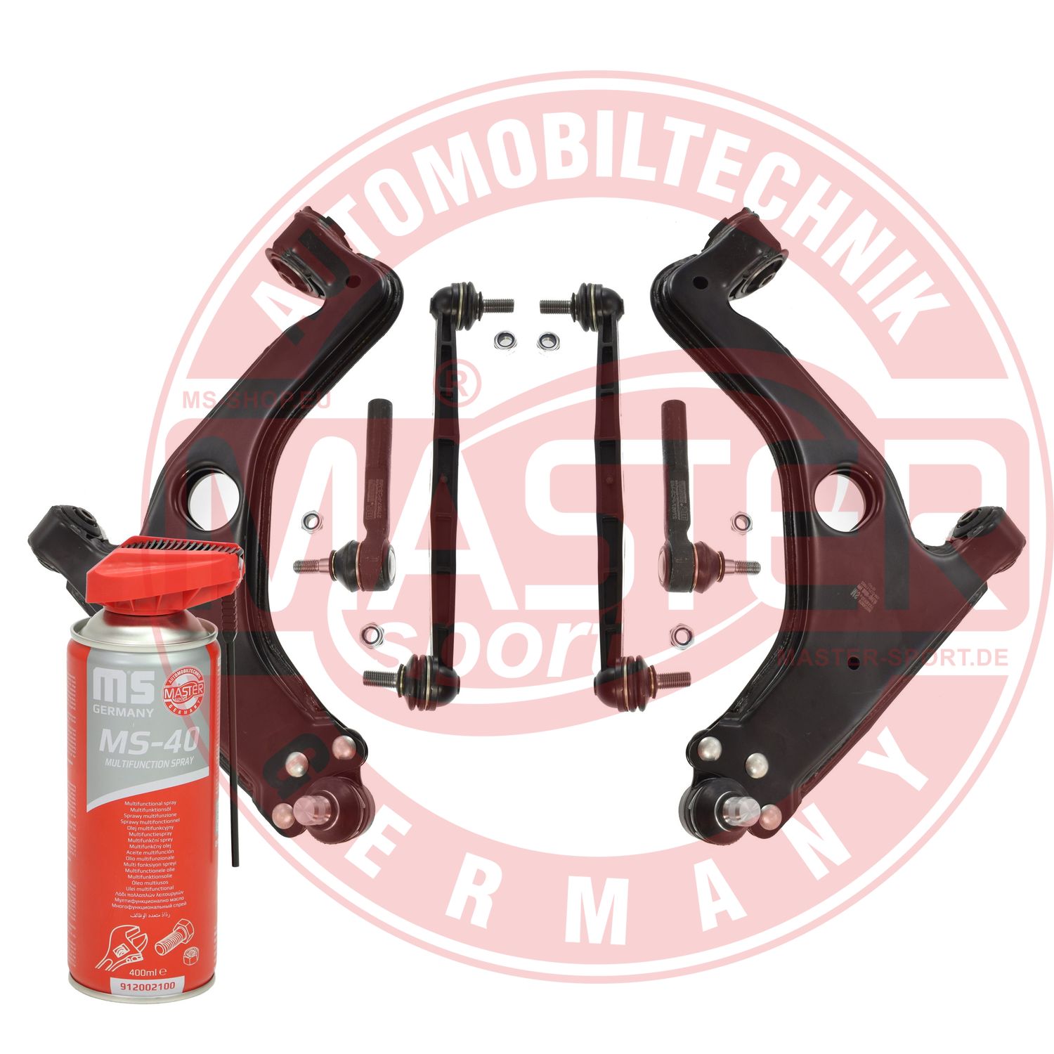 Control/Trailing Arm Kit, wheel suspension (36931-KIT-MSP)
